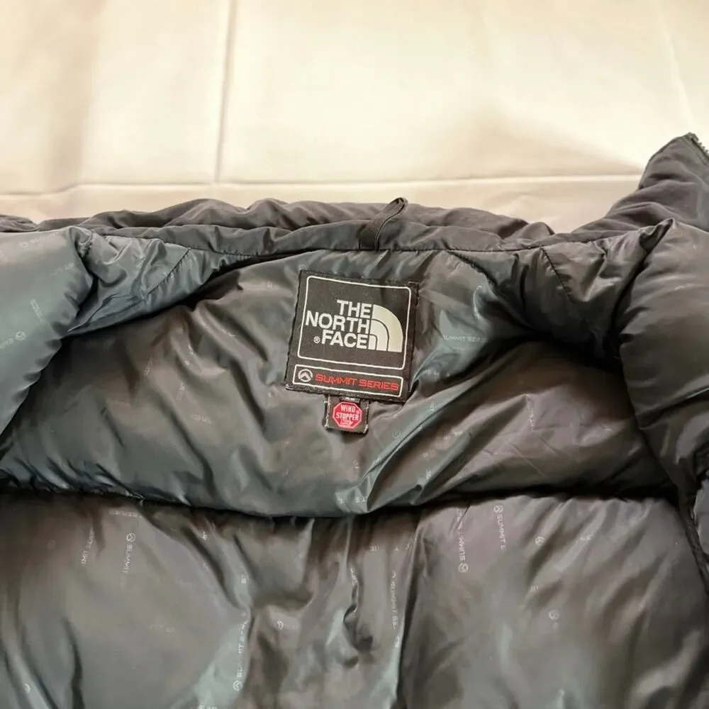 The North Face Summit Series Puffer Jacket Black GORE WINDSTOPPER -Rare Korea 95
